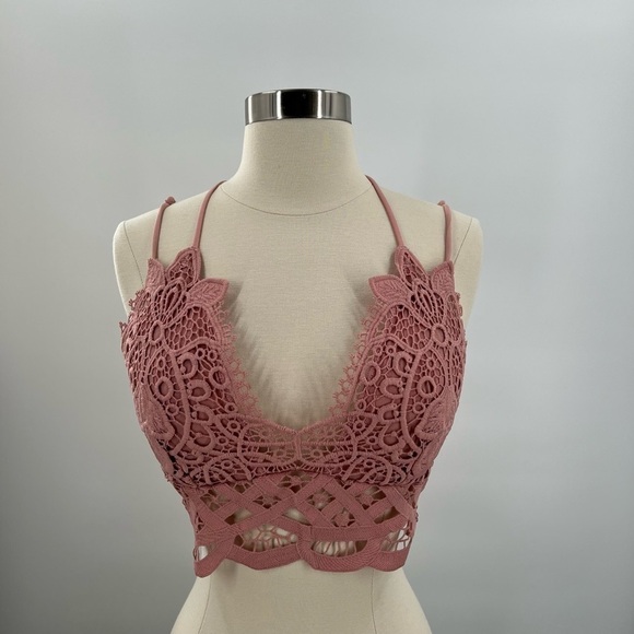 Scalloped Lace Bralette Ladies Large - Picture 1 of 5